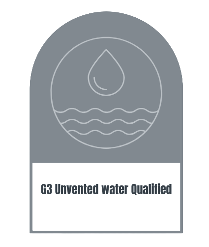 G3 unvented water qualified